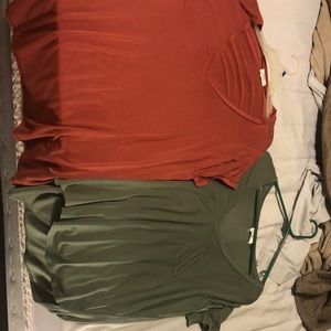 Two large Pico shirts.  NWOT.